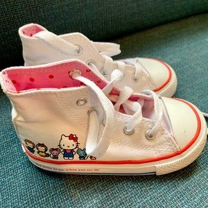 Toddler Hello Kitty Converse size 6